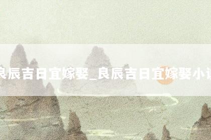 良辰吉日宜嫁娶_良辰吉日宜嫁娶小说